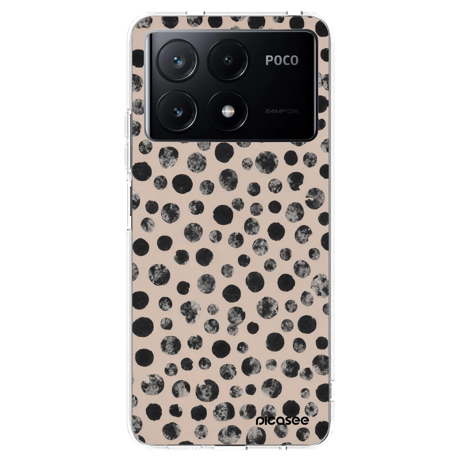 Picasee Xiaomi Poco X6 Pro Hülle - Transparentes Silikon - Dots