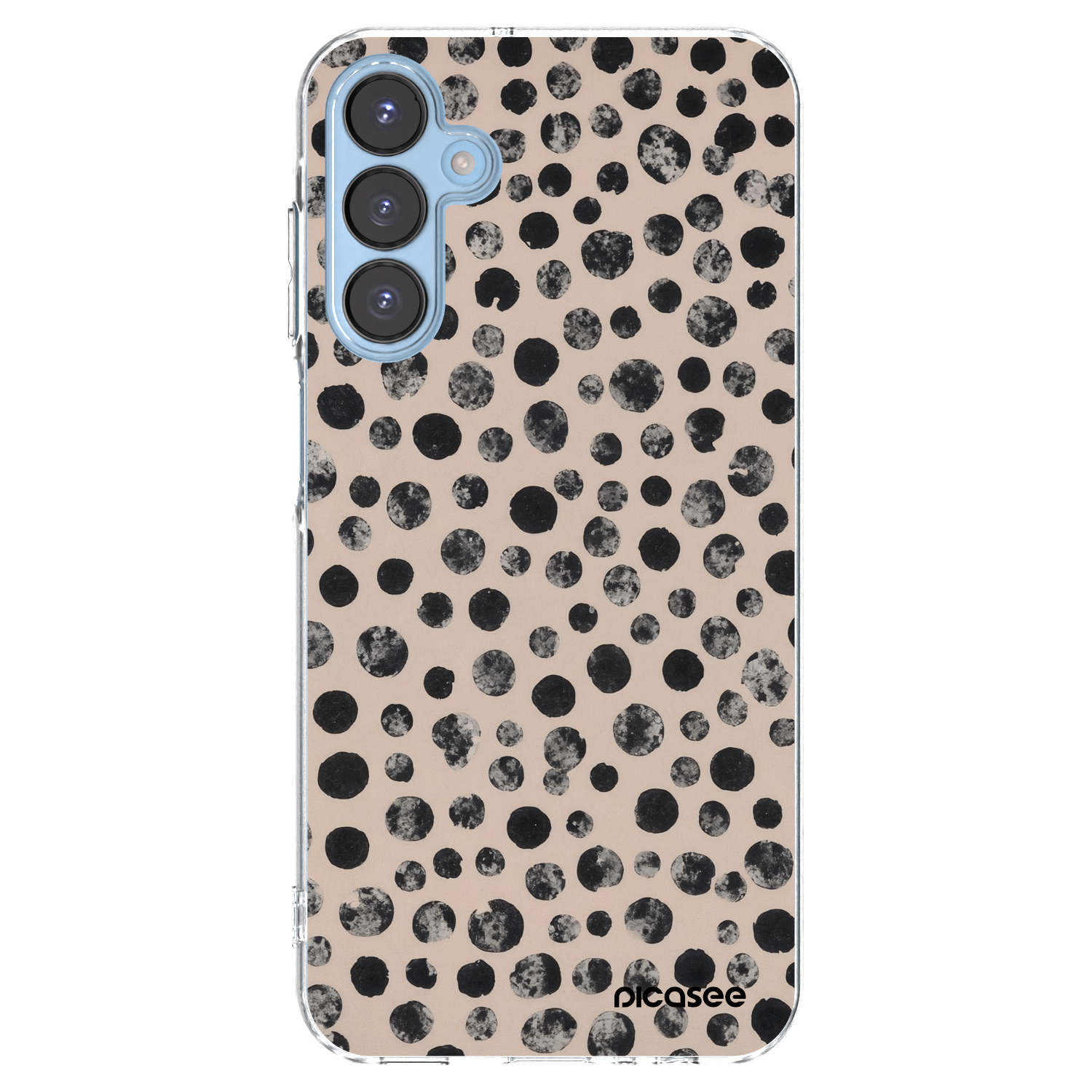 Picasee Samsung Galaxy A15 A156B 5G Hülle - Transparentes Silikon - Dots