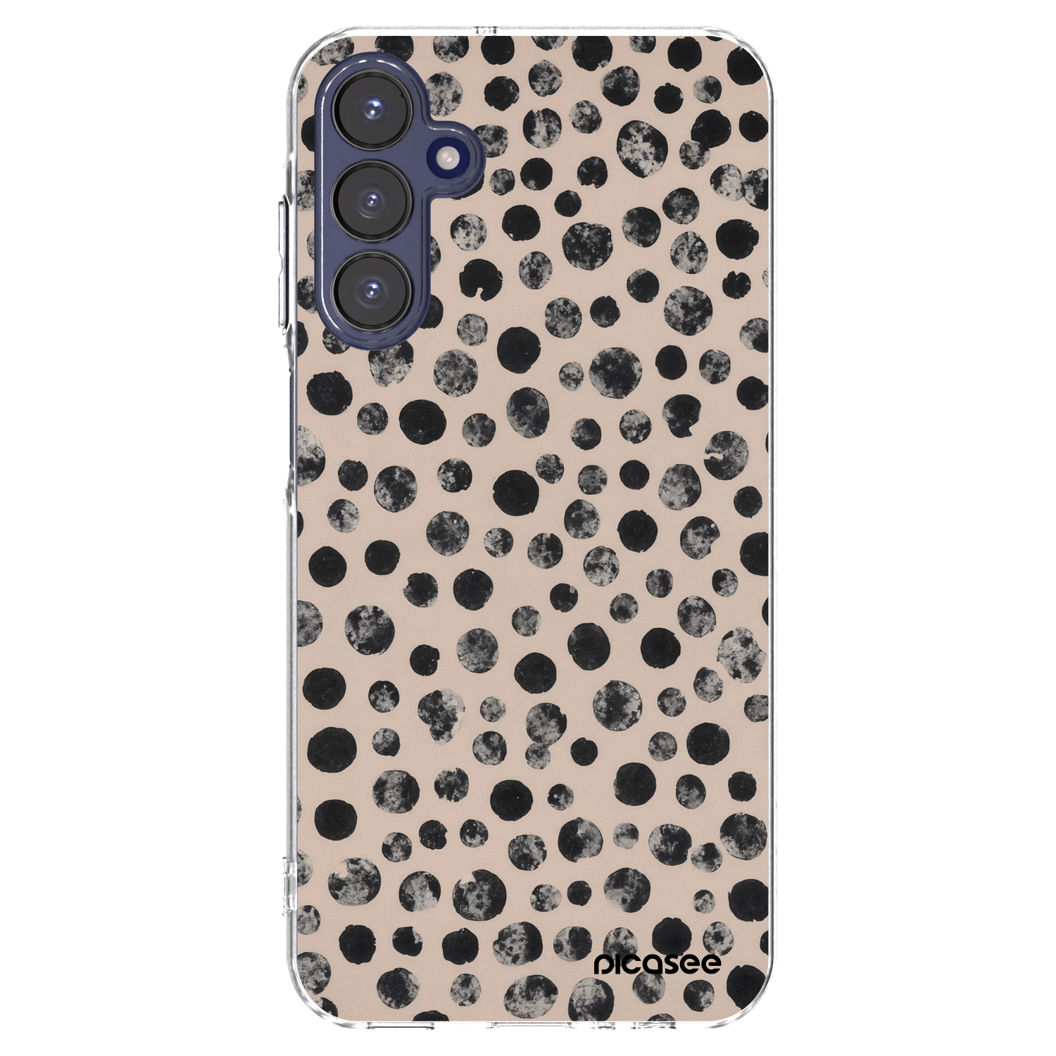 Picasee Samsung Galaxy A15 A155F 4G Hülle - Transparentes Silikon - Dots
