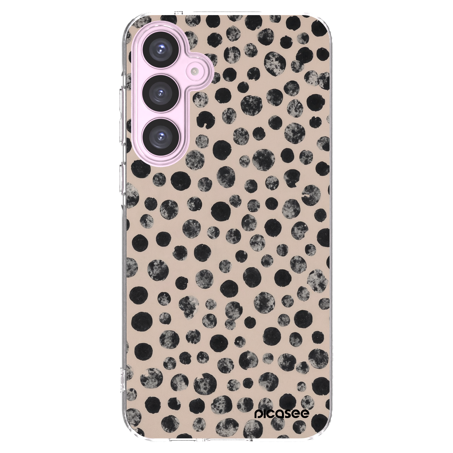 Picasee Samsung Galaxy A55 5G A556B Hülle - Transparentes Silikon - Dots
