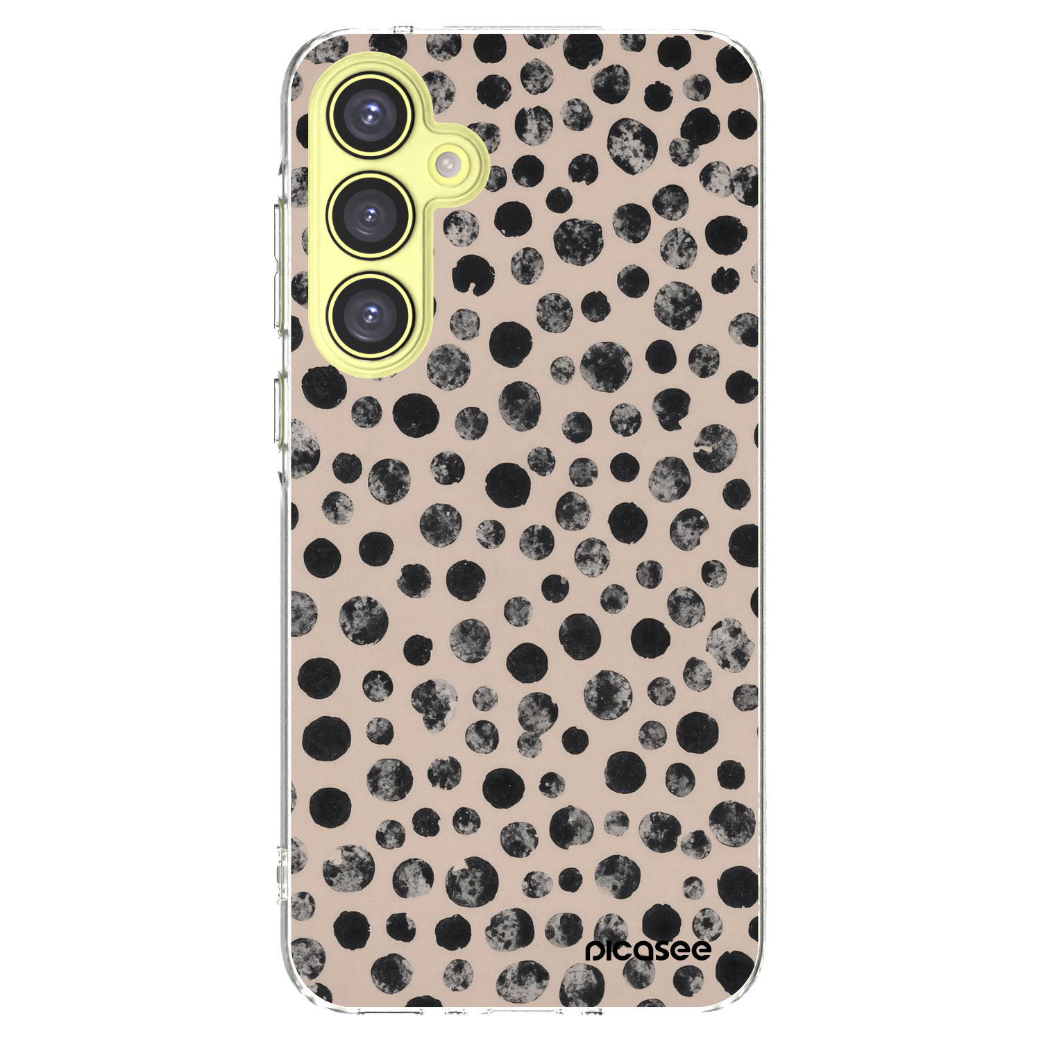 Picasee Samsung Galaxy A35 5G A356B Hülle - Transparentes Silikon - Dots