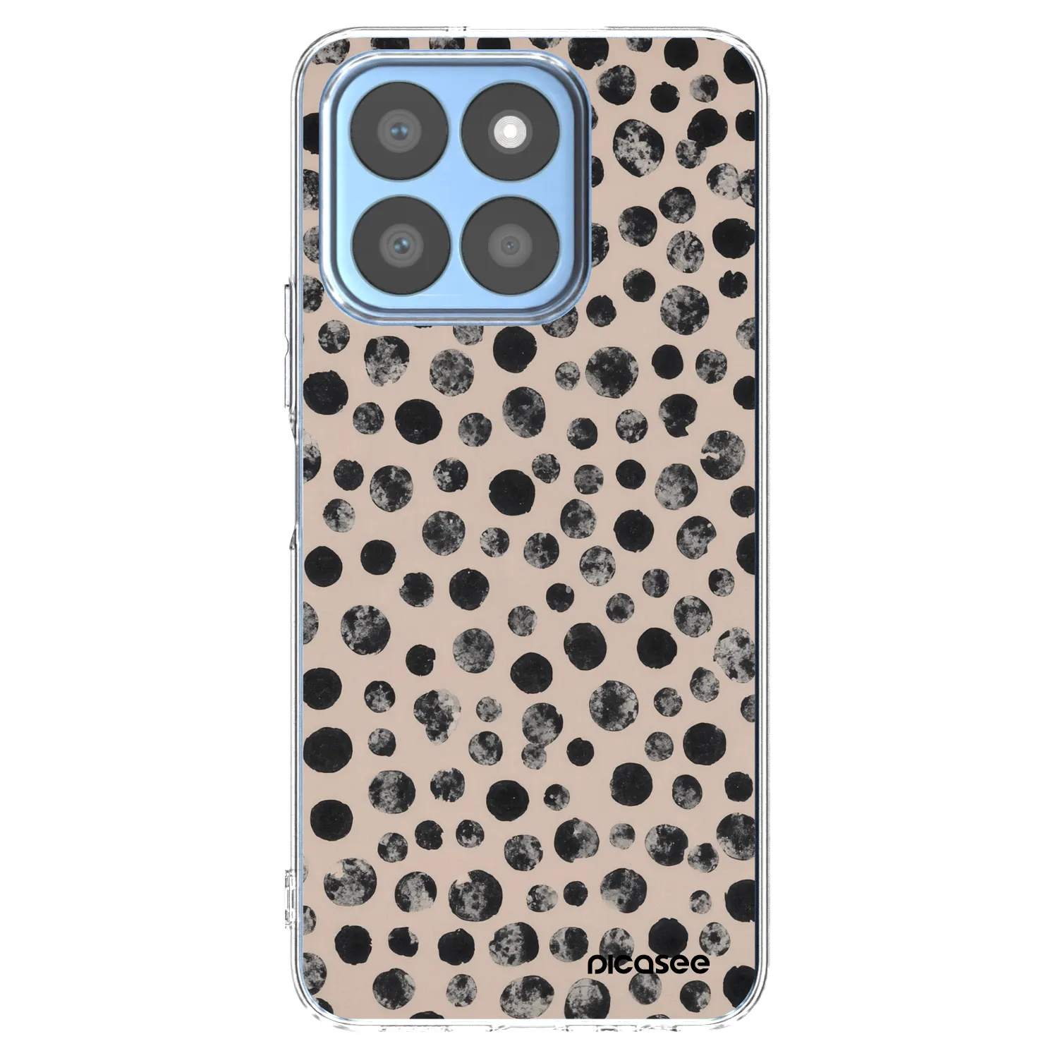 Picasee Honor X8b Hülle - Transparentes Silikon - Dots