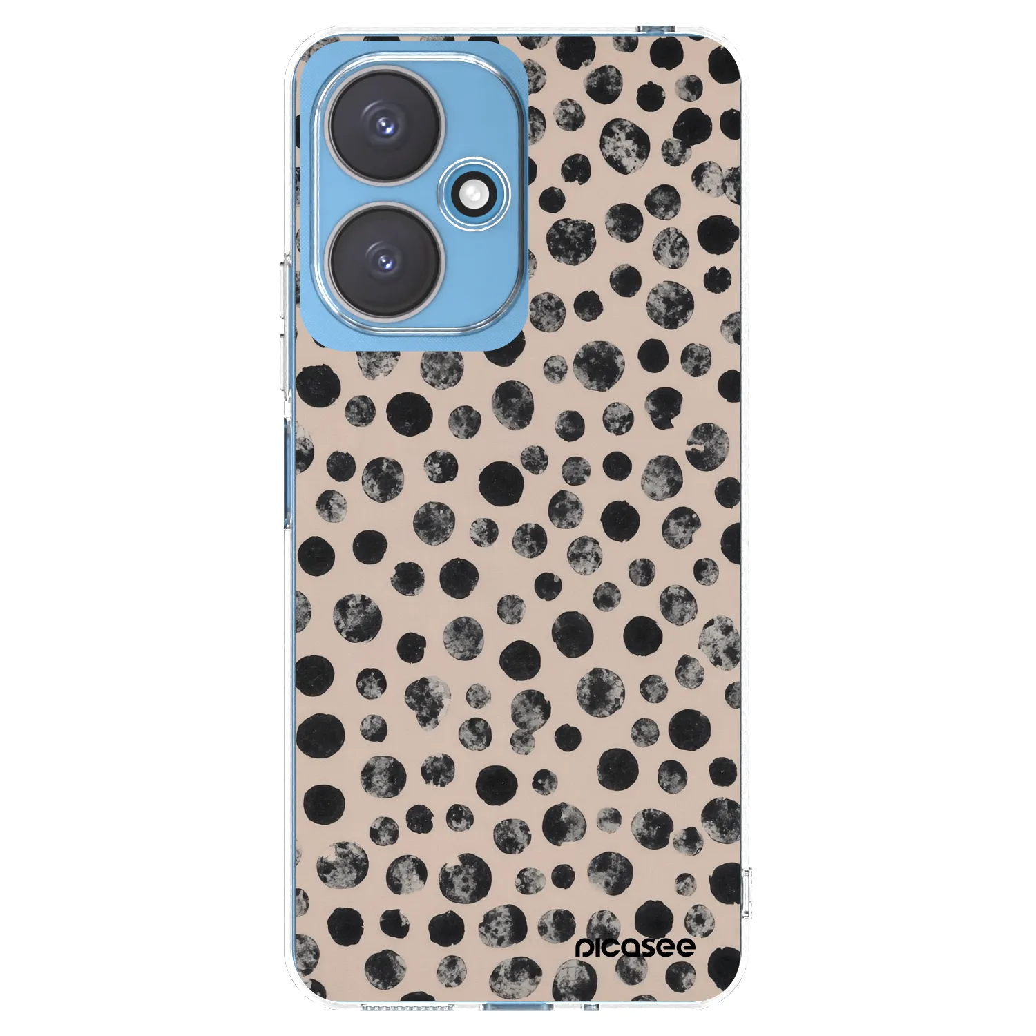 Picasee Xiaomi Redmi 13C 5G Hülle - Transparentes Silikon - Dots