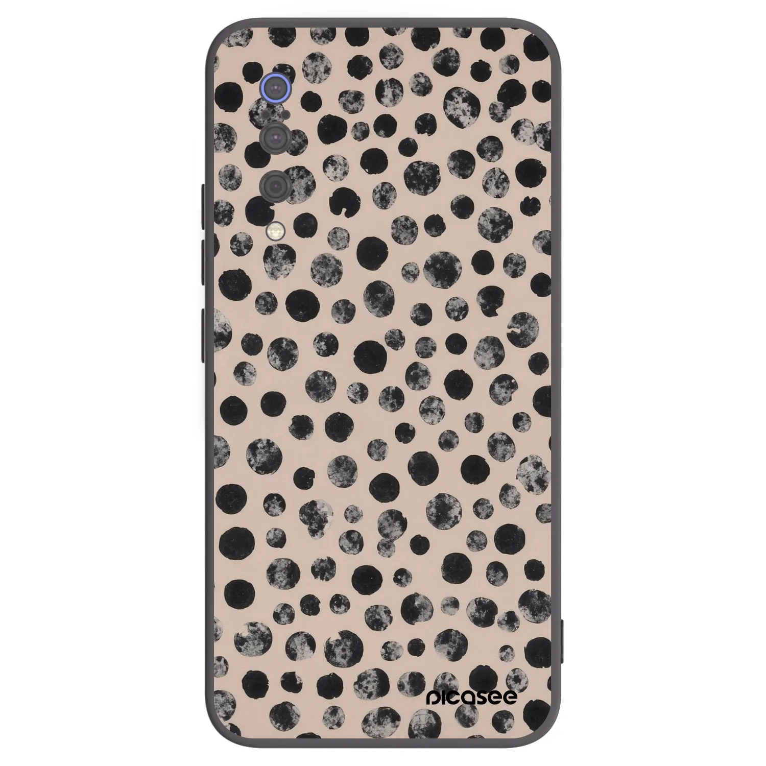 Picasee Xiaomi Mi 9 Hülle - Schwarzes Silikon - Dots