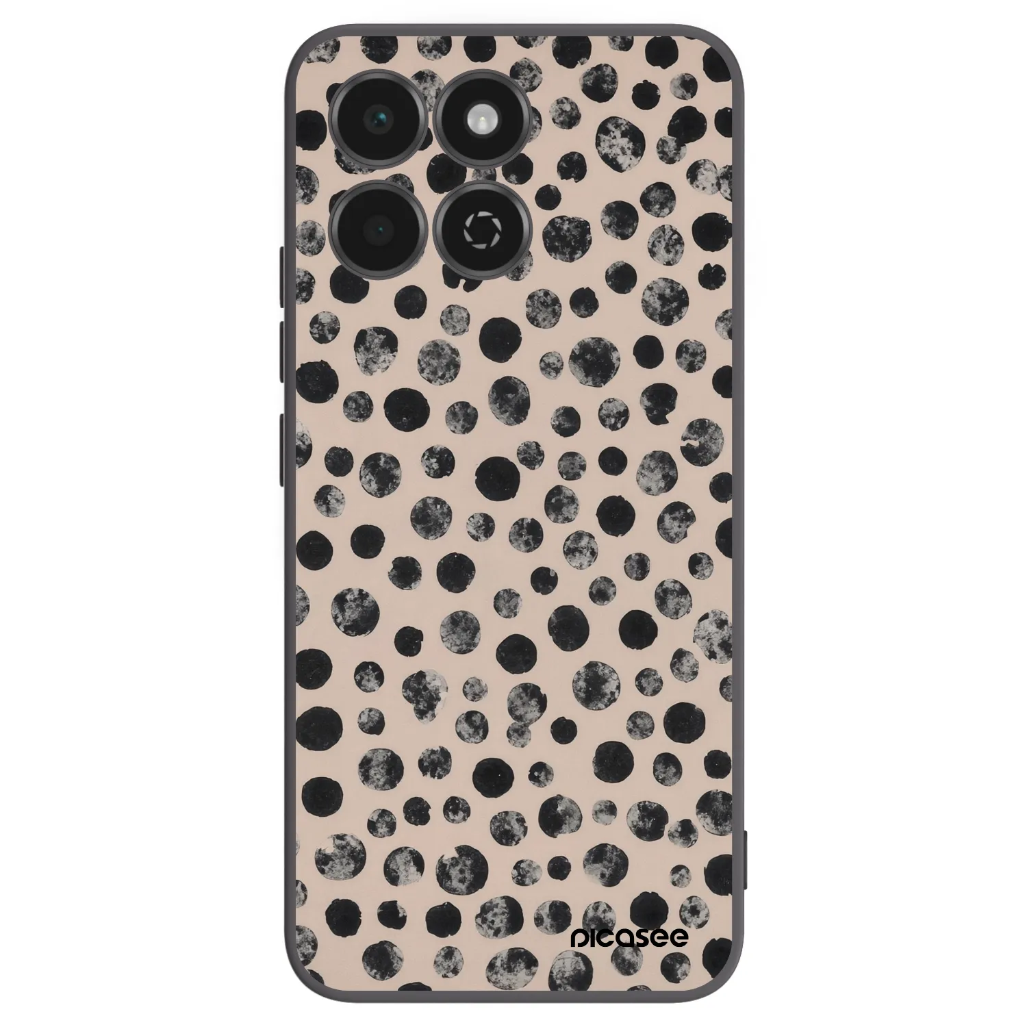 Picasee Honor 200 Smart 5G Hülle - Schwarzes Silikon - Dots