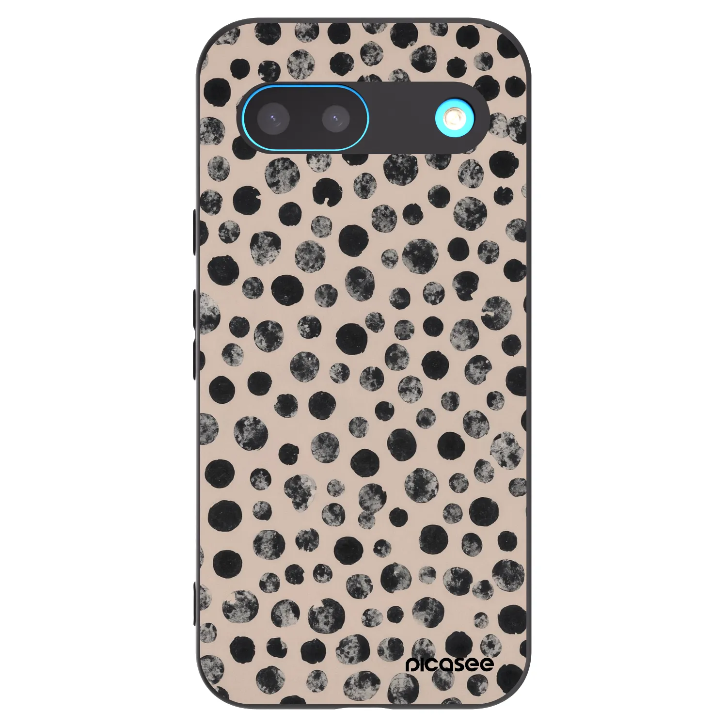Picasee Google Pixel 8 Hülle - Schwarzes Silikon - Dots