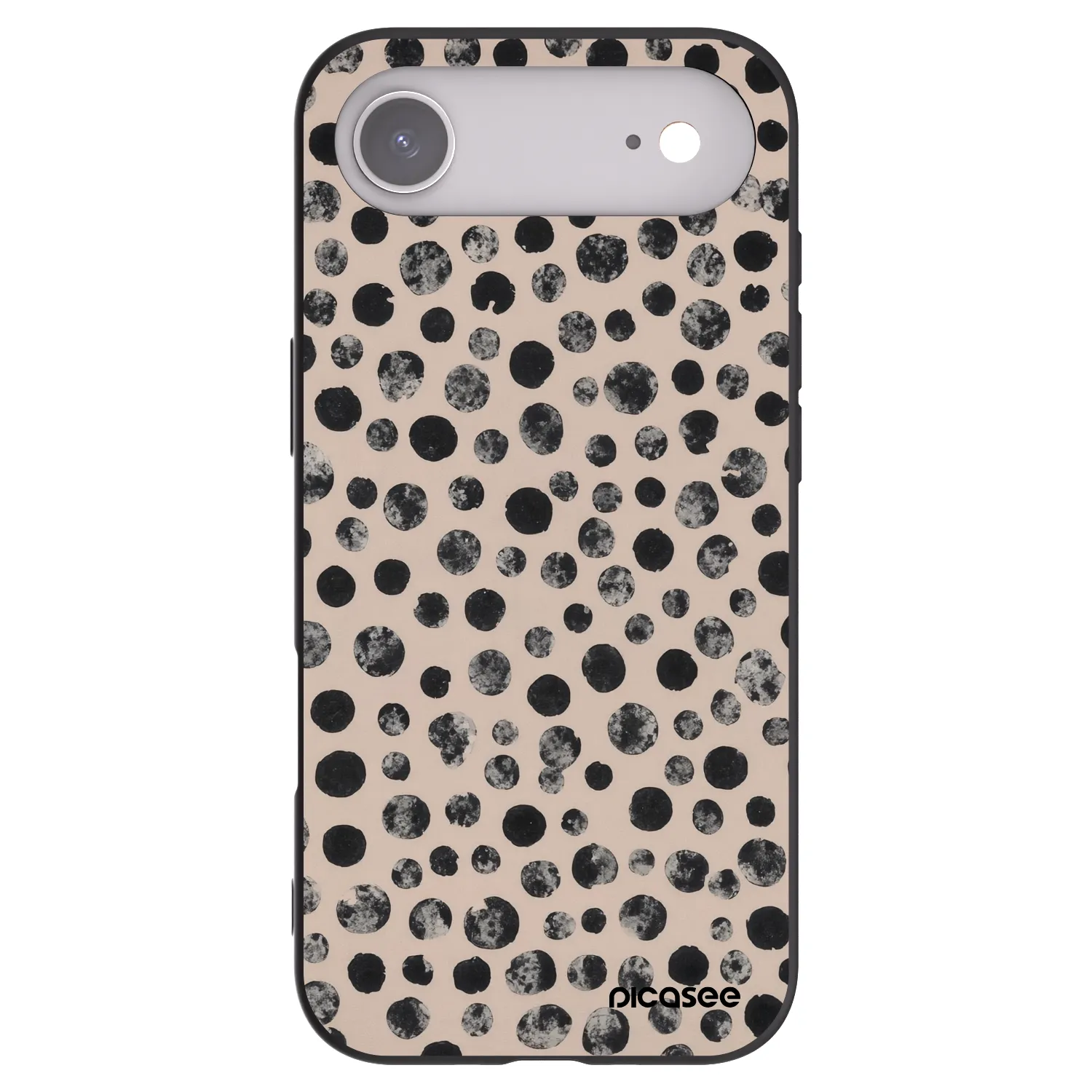Picasee Apple iPhone Air Hülle - Schwarzes Silikon - Dots