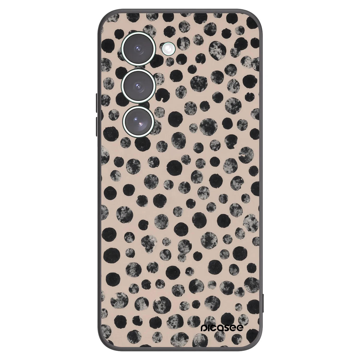 Picasee Xiaomi Redmi 15 5G Hülle - Schwarzes Silikon - Dots