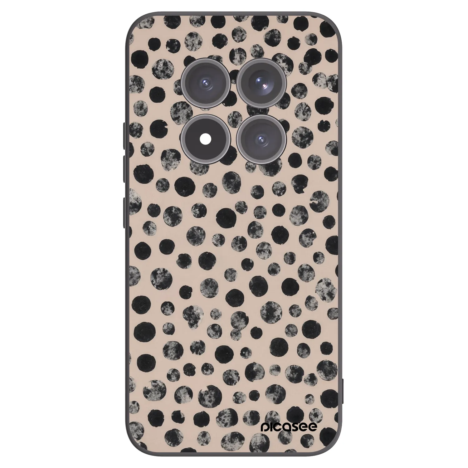 Picasee Xiaomi Redmi Note 15 Pro+ Hülle - Schwarzes Silikon - Dots