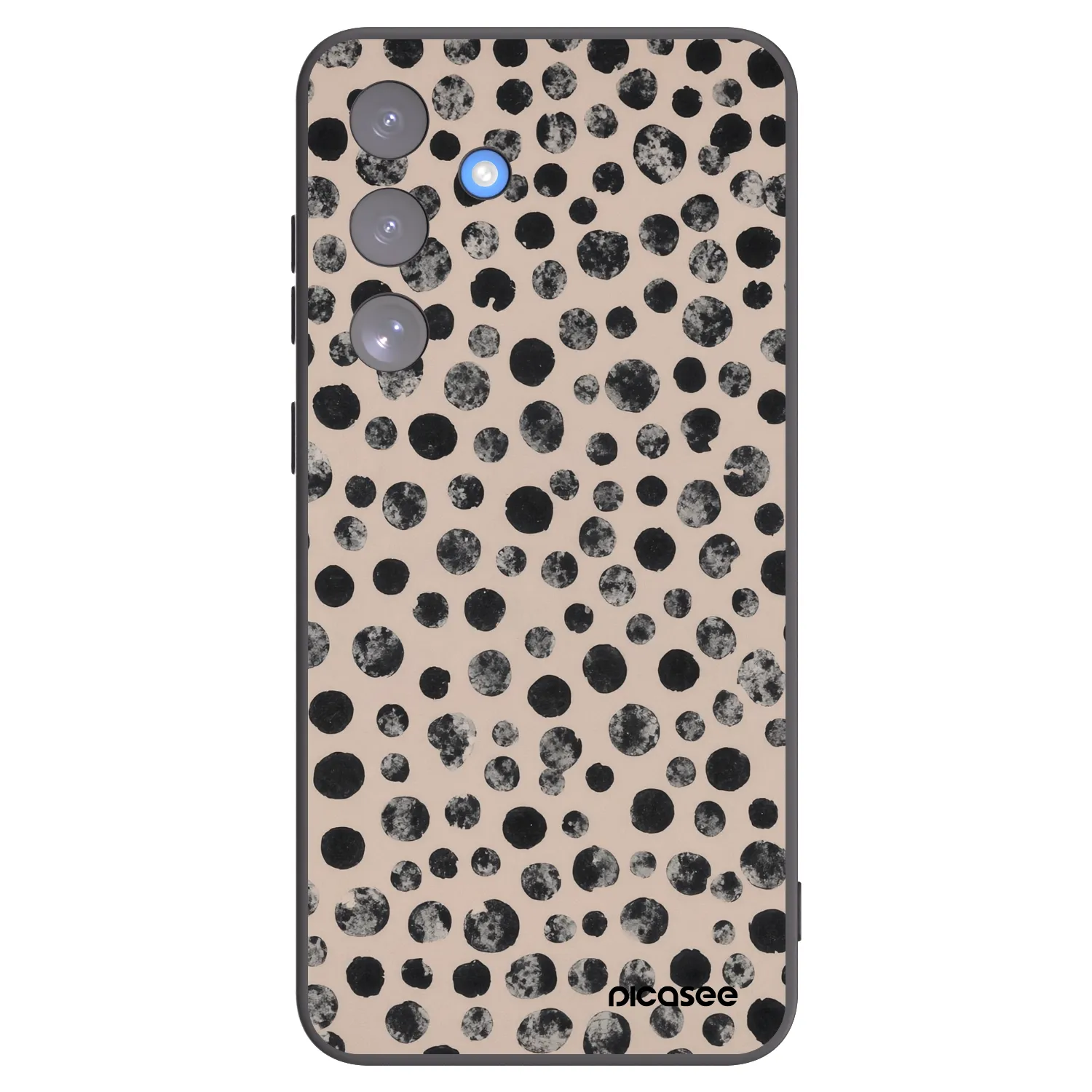 Picasee Samsung Galaxy S25 FE 5G Hülle - Schwarzes Silikon - Dots