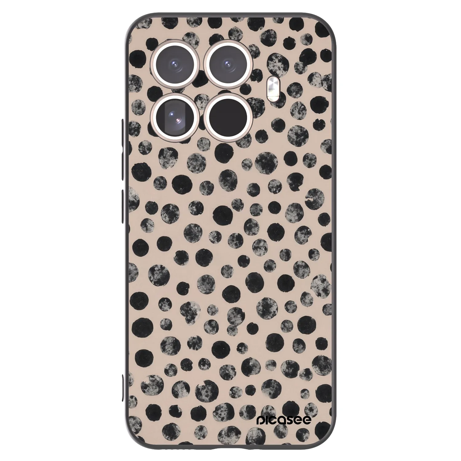 Picasee Xiaomi 15T Pro Hülle - Schwarzes Silikon - Dots