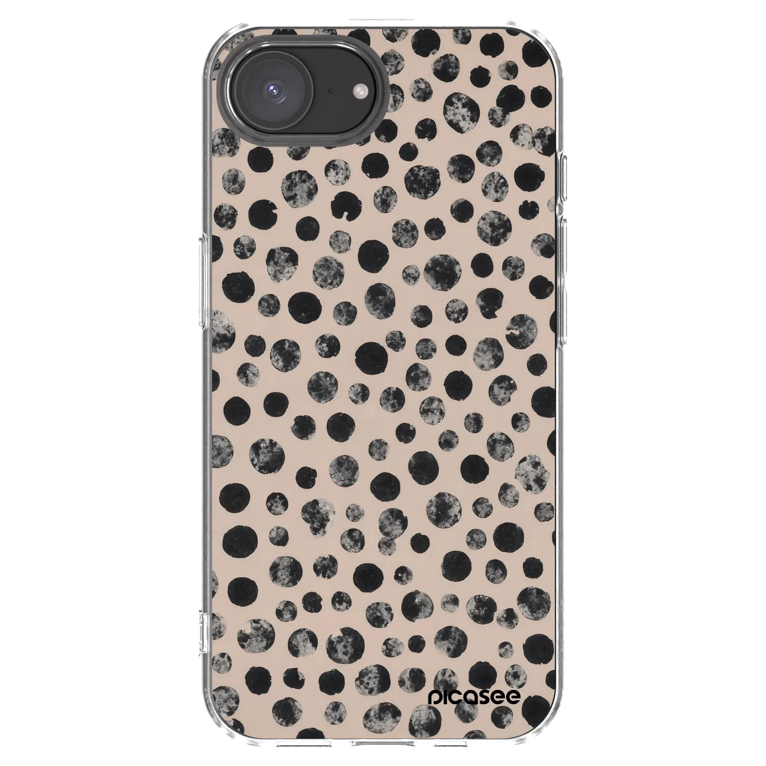 Picasee Apple iPhone 17e Hülle - Transparentes Silikon - Dots