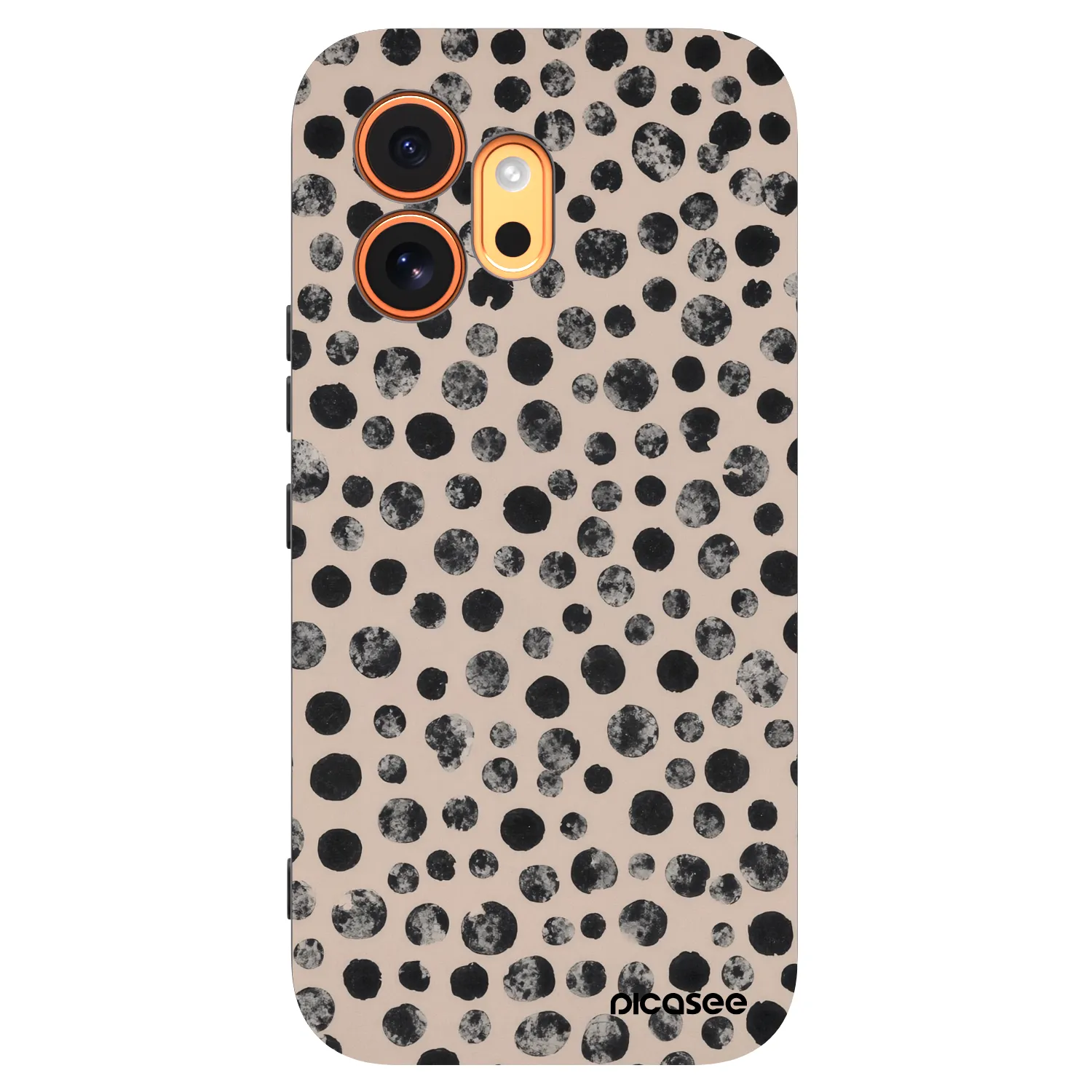 Picasee Honor 600 Hülle - Schwarzes Silikon - Dots