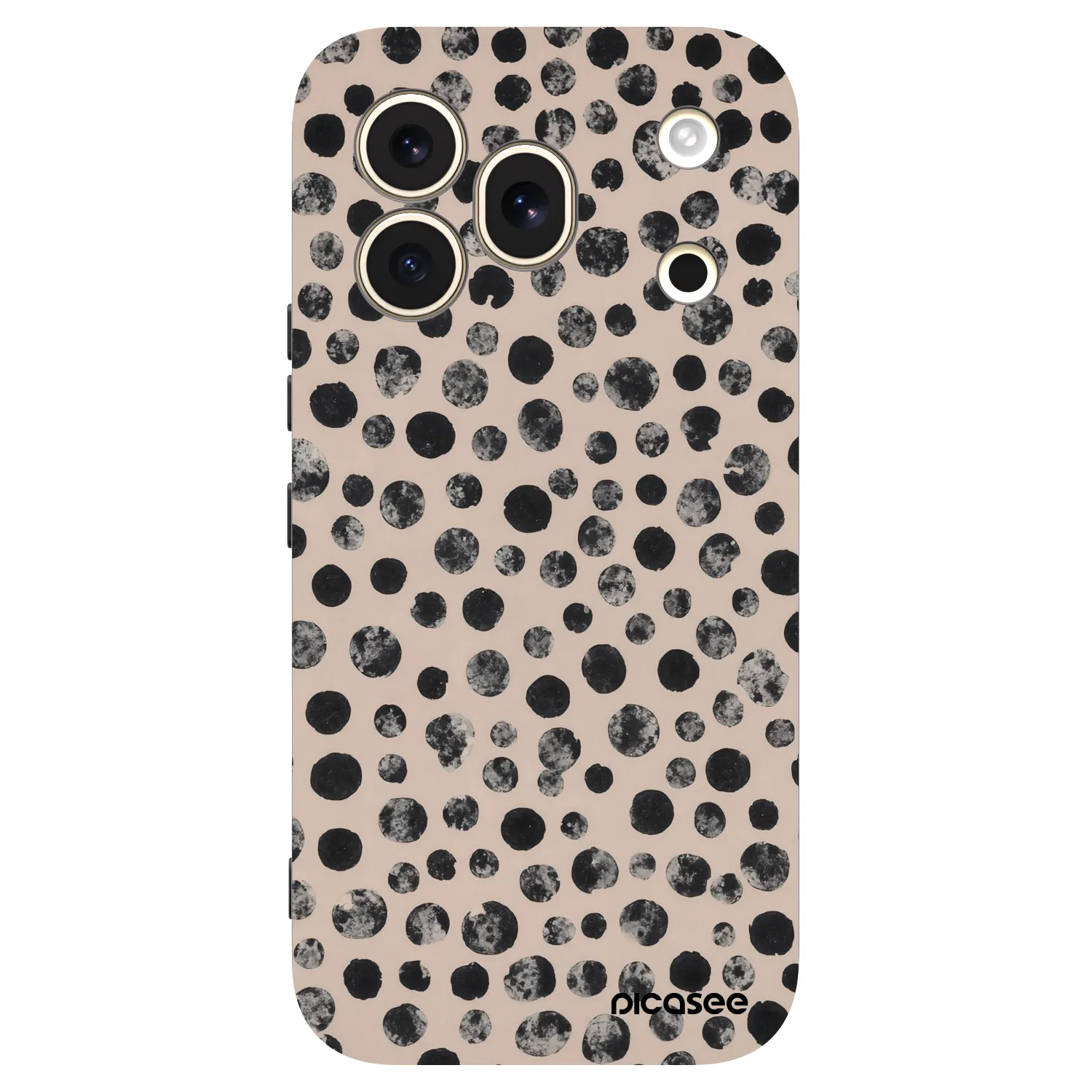 Picasee Honor 600 Pro Hülle - Schwarzes Silikon - Dots