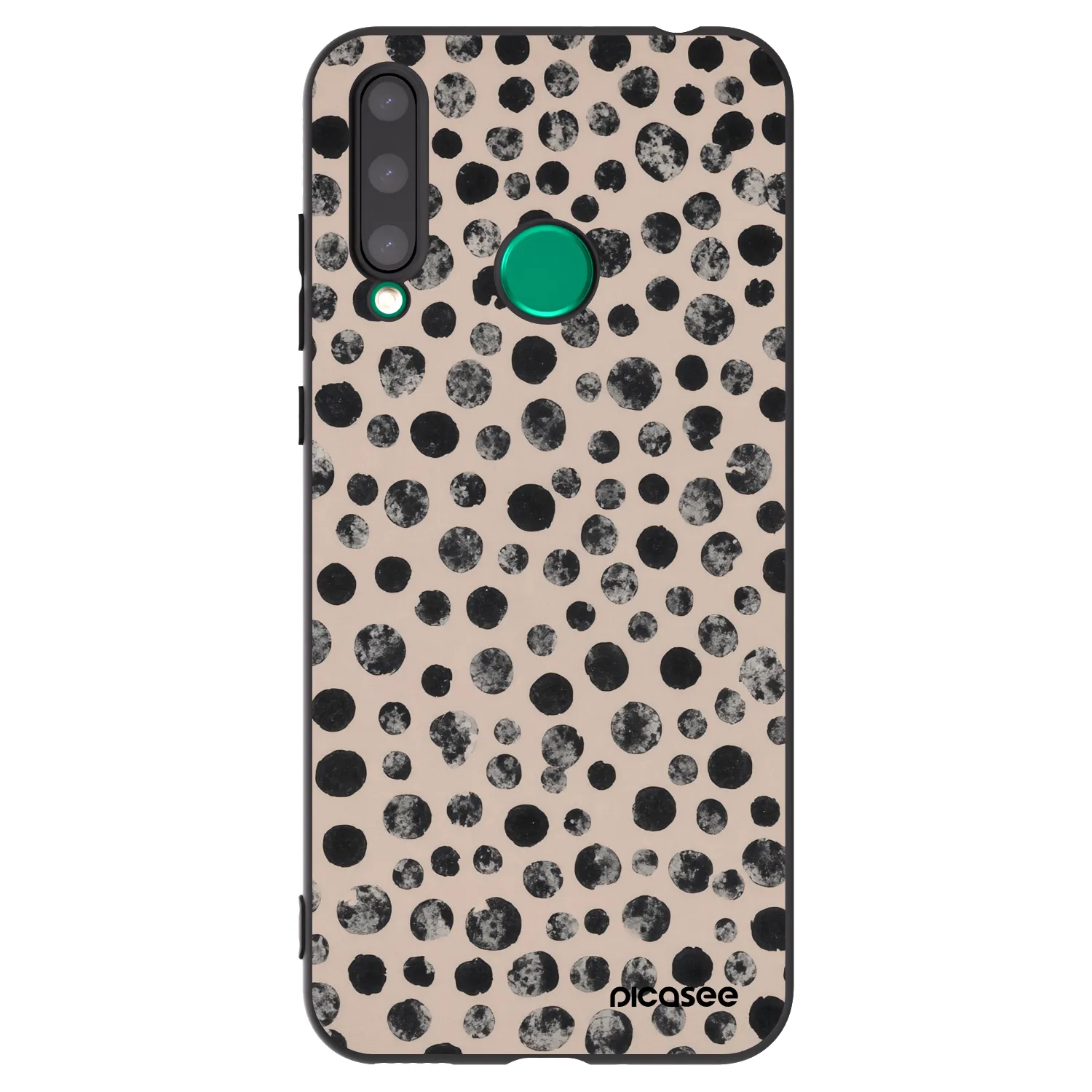 Picasee Honor 20 Lite Hülle - Schwarzes Silikon - Dots