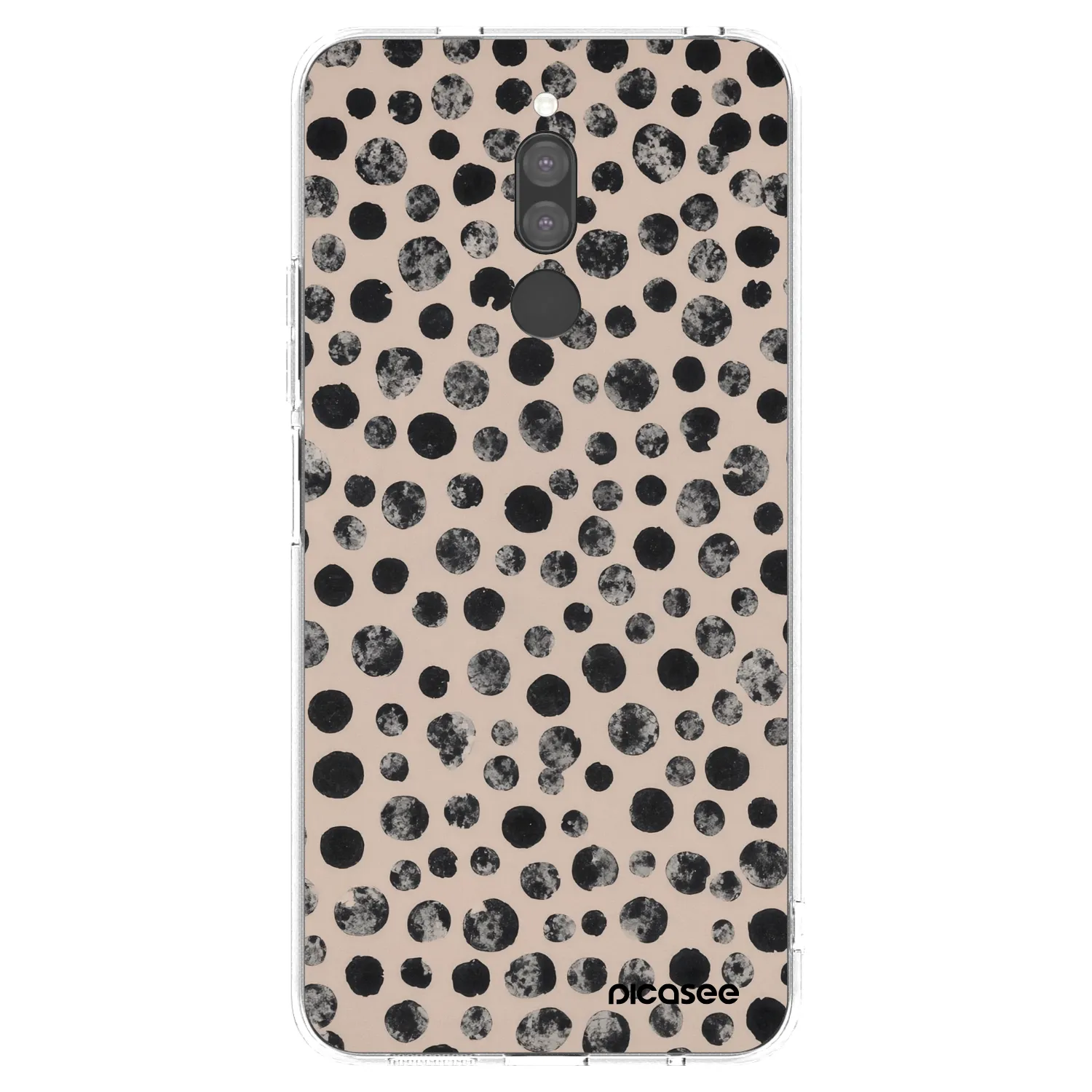 Picasee Xiaomi Redmi 8 Hülle - Transparentes Silikon - Dots