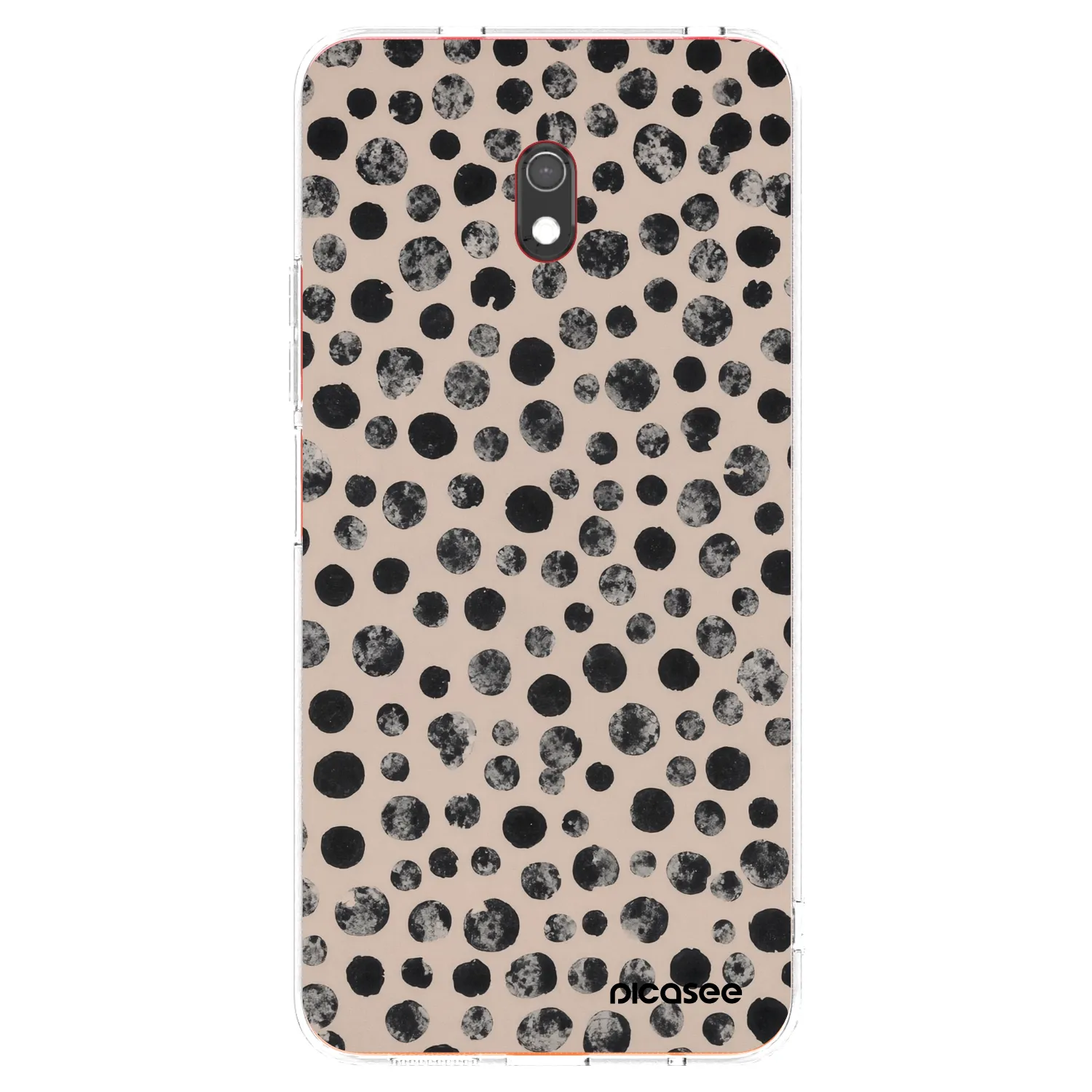 Picasee Xiaomi Redmi 8A Hülle - Transparentes Silikon - Dots