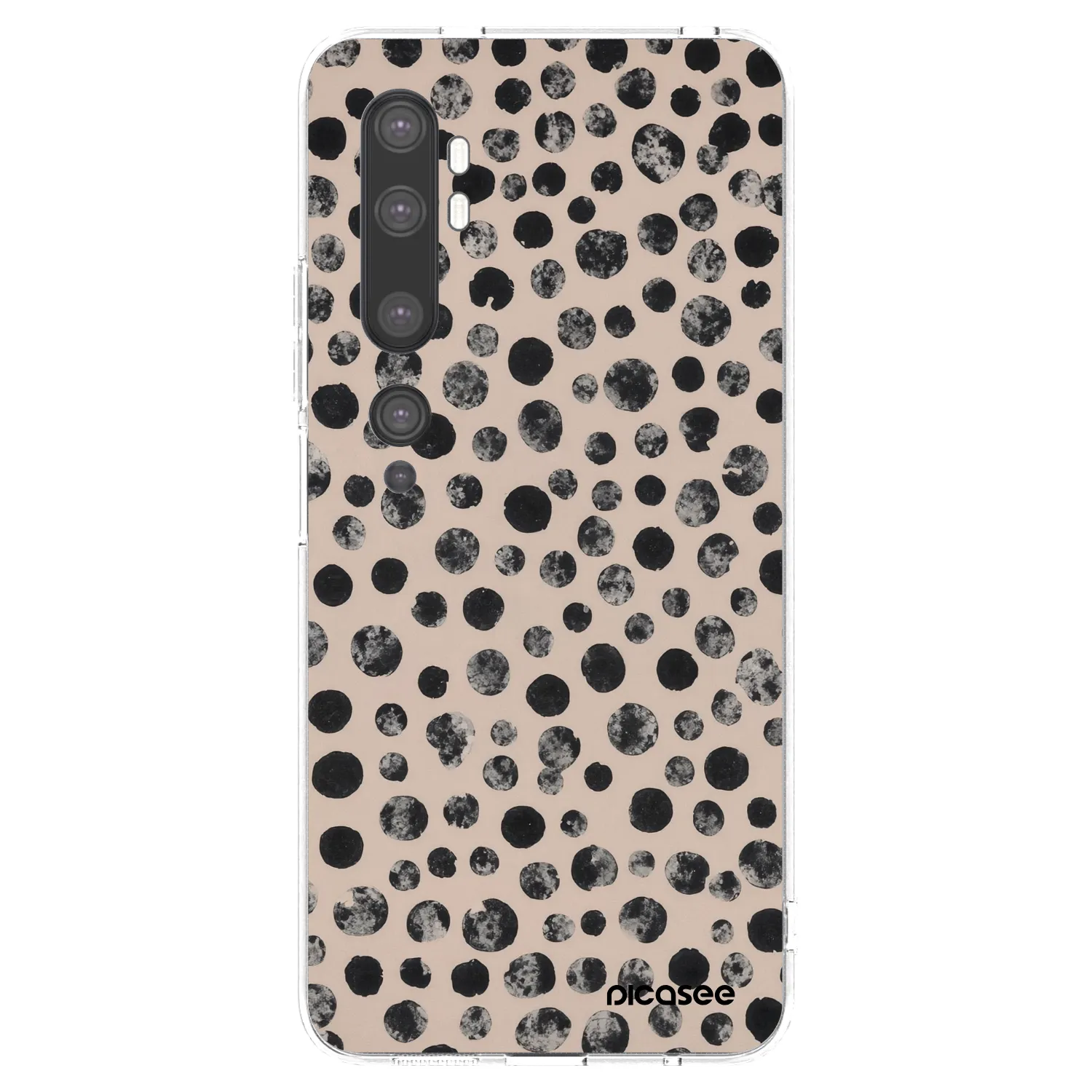 Picasee Xiaomi Mi Note 10 (Pro) Hülle - Transparentes Silikon - Dots