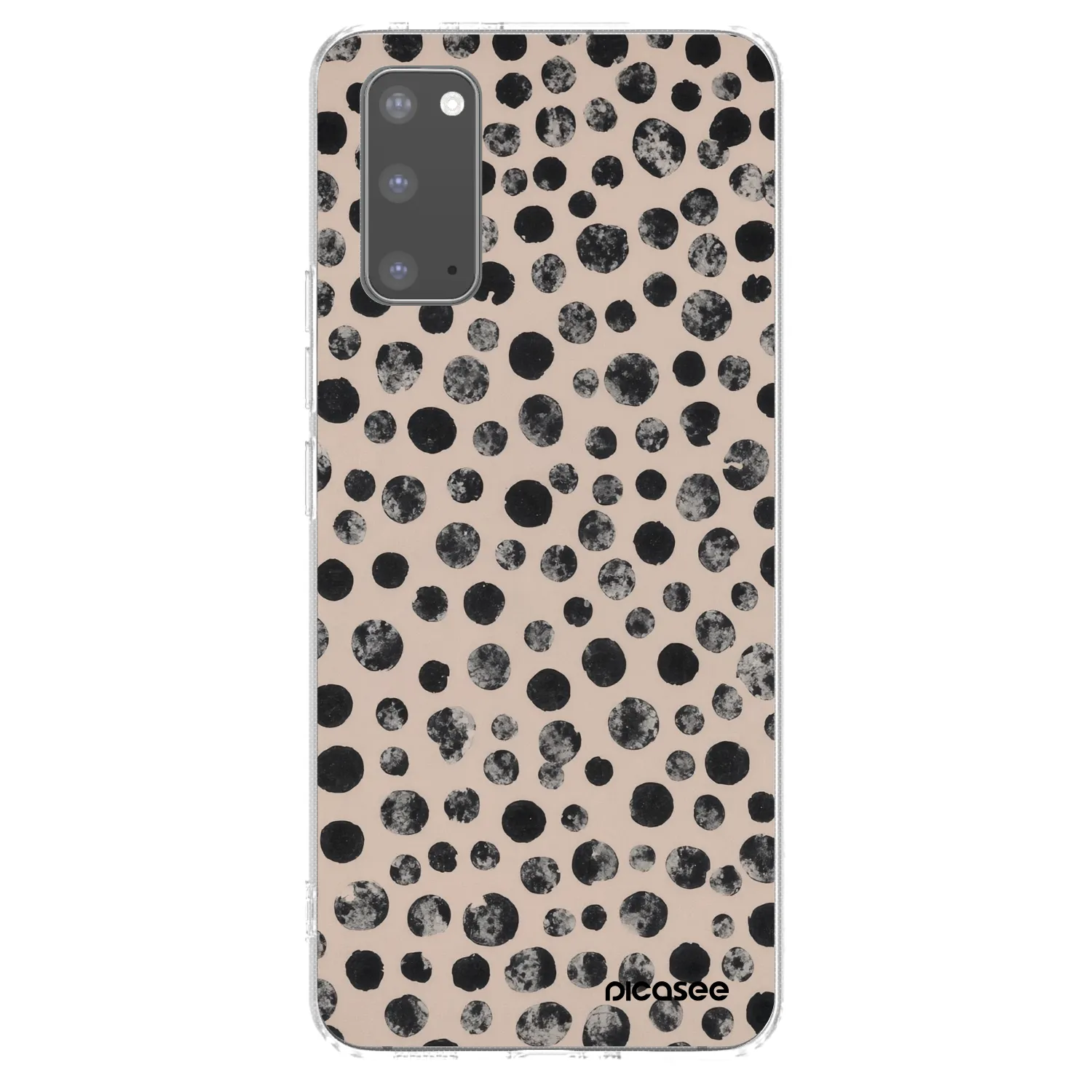 Picasee Samsung Galaxy S20 G980F Hülle - Transparentes Silikon - Dots