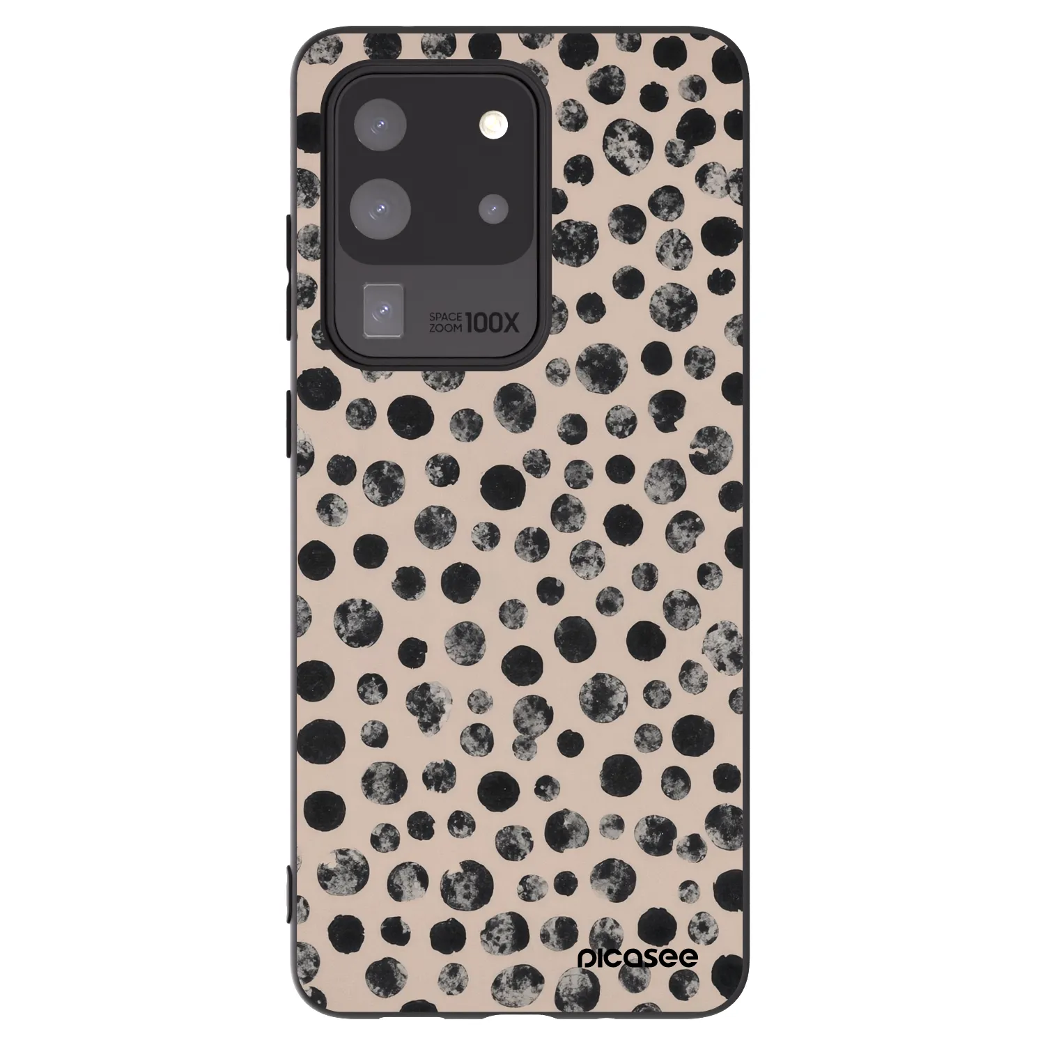 Picasee Samsung Galaxy S20 Ultra 5G G988F Hülle - Schwarzes Silikon - Dots