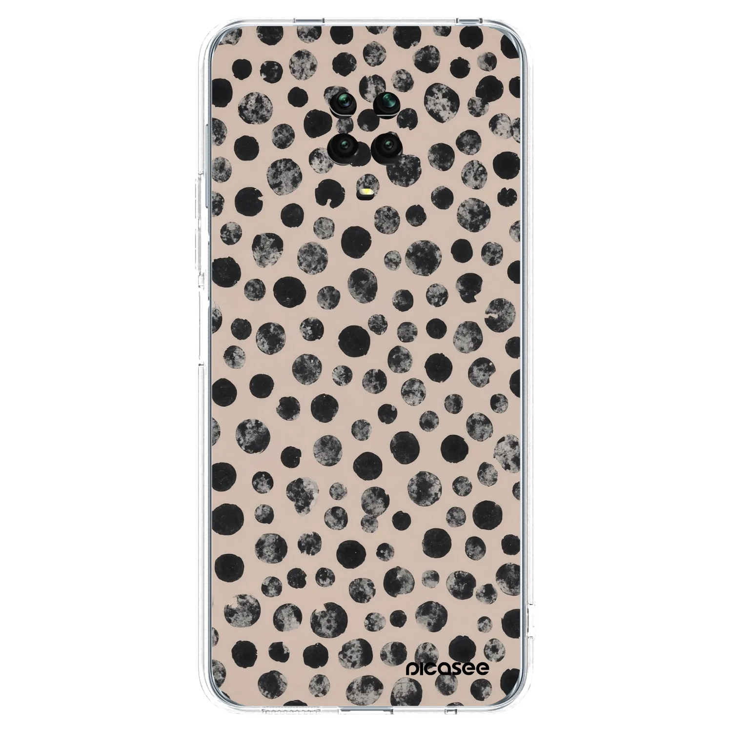 Picasee Xiaomi Redmi Note 9 Pro Hülle - Transparentes Silikon - Dots