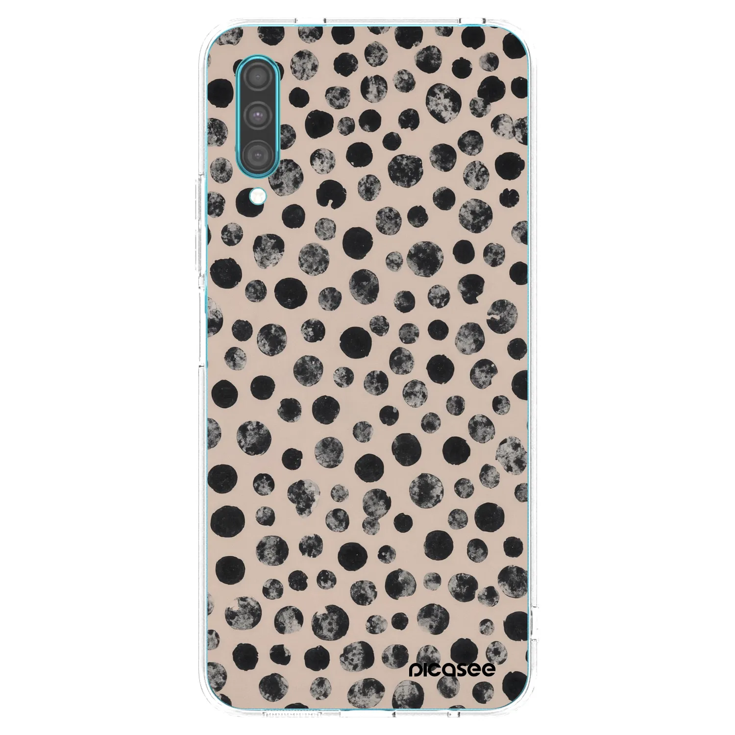 Picasee Samsung Galaxy A30s A307F Hülle - Transparentes Silikon - Dots