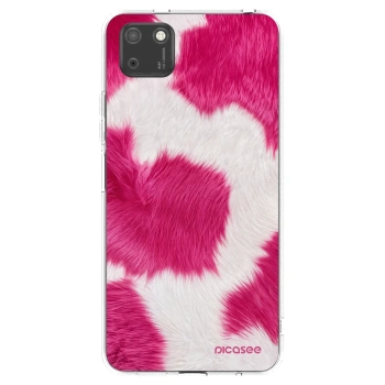 Picasee Huawei Y5P Hülle - Transparentes Silikon - Pink Moo