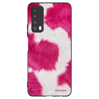 Picasee Huawei P Smart 2021 Hülle - Schwarzes Silikon - Pink Moo