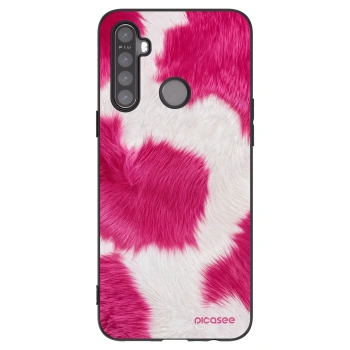 Picasee Realme 6i Hülle - Schwarzes Silikon - Pink Moo