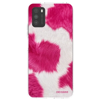 Picasee Xiaomi Poco M3 Hülle - Transparentes Silikon - Pink Moo