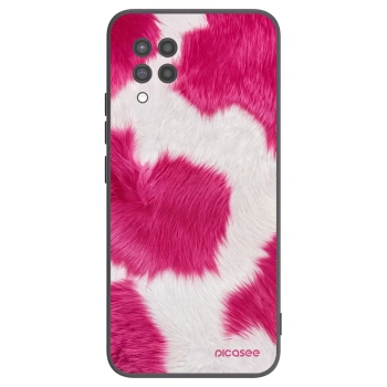 Picasee Samsung Galaxy A42 A426B Hülle - Schwarzes Silikon - Pink Moo