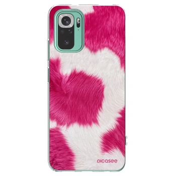Picasee Xiaomi Redmi Note 10 Pro Hülle - Transparentes Silikon - Pink Moo