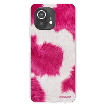 Picasee Xiaomi Mi 11 Hülle - Transparentes Silikon - Pink Moo