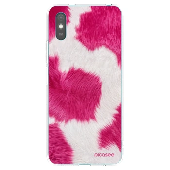 Picasee Xiaomi Redmi 9AT Hülle - Transparentes Silikon - Pink Moo