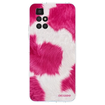 Picasee Xiaomi Redmi 10 Hülle - Transparentes Silikon - Pink Moo