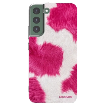 Picasee Samsung Galaxy S22+ 5G Hülle - Transparentes Silikon - Pink Moo