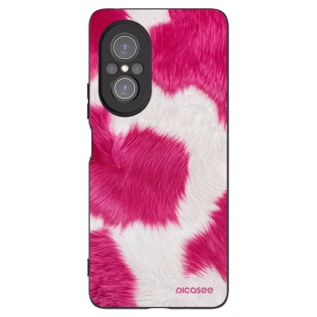 Picasee Huawei Nova 9 SE Hülle - Schwarzes Silikon - Pink Moo