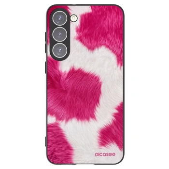 Picasee Samsung Galaxy S23+ 5G Hülle - Schwarzes Silikon - Pink Moo