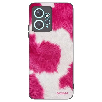 Picasee Xiaomi Redmi Note 12 4G Hülle - Schwarzes Silikon - Pink Moo