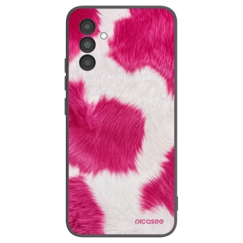 Picasee Samsung Galaxy A04s A047F Hülle - Schwarzes Silikon - Pink Moo