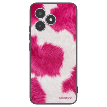 Picasee Realme C53 Hülle - Schwarzes Silikon - Pink Moo