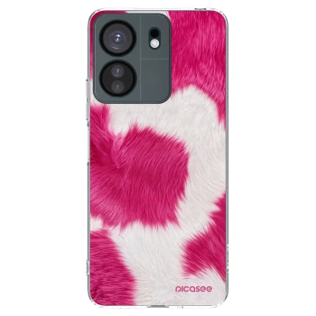 Picasee Xiaomi Redmi 13C 4G Hülle - Transparentes Silikon - Pink Moo
