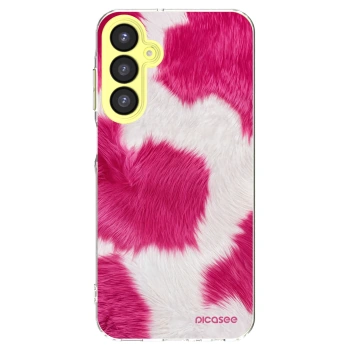 Picasee Samsung Galaxy A25 A256B 5G Hülle - Transparentes Silikon - Pink Moo