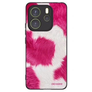 Picasee Xiaomi Redmi Note 14 4G Hülle - Schwarzes Silikon - Pink Moo