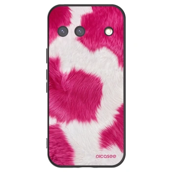 Picasee Google Pixel 9 Hülle - Schwarzes Silikon - Pink Moo