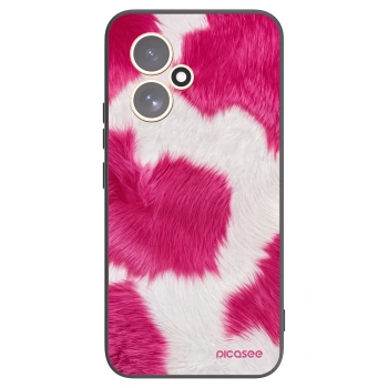 Picasee Honor 400 5G Hülle - Schwarzes Silikon - Pink Moo
