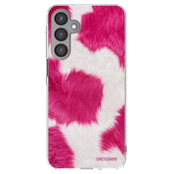 Picasee Samsung Galaxy A16 4G Hülle - Transparentes Silikon - Pink Moo