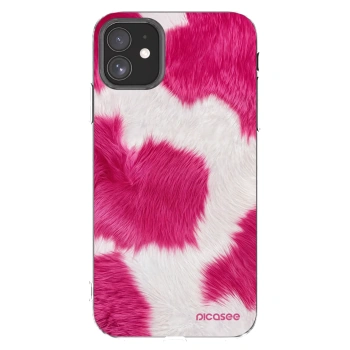 Picasee Apple iPhone 11 Hülle - Transparentes Silikon - Pink Moo