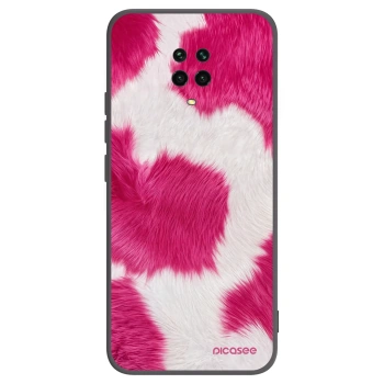 Picasee Xiaomi Redmi Note 9S Hülle - Schwarzes Silikon - Pink Moo