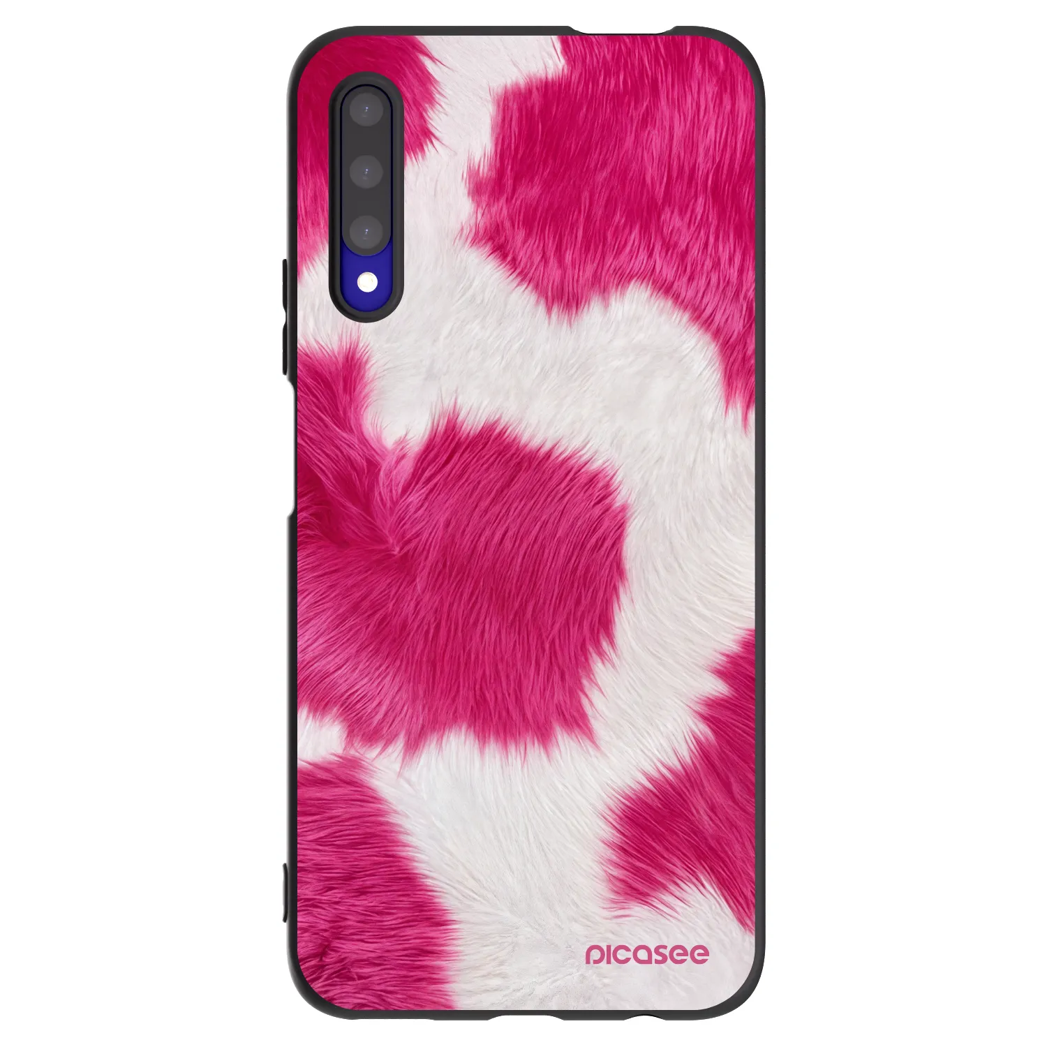 Picasee Honor 9X Pro Hülle - Schwarzes Silikon - Pink Moo